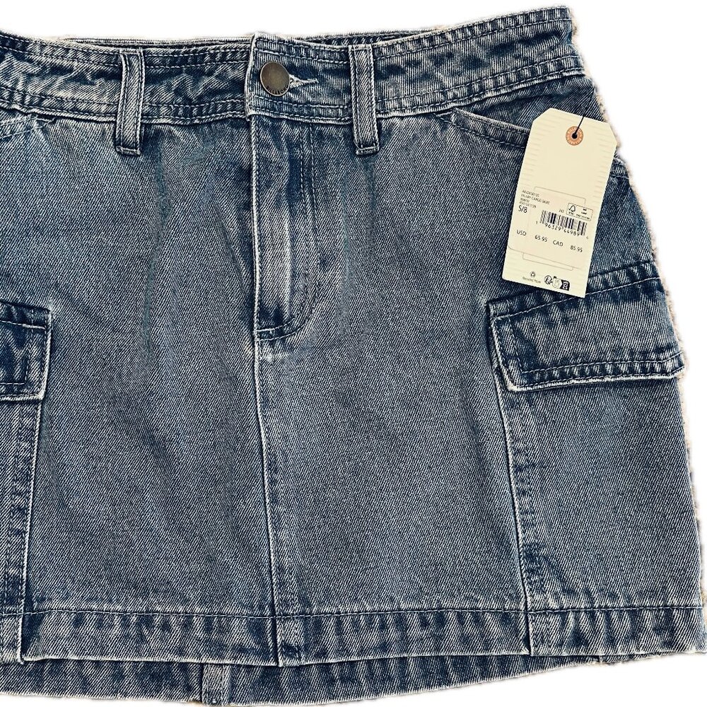 Billabong Hilary Cargo Denim Skirt